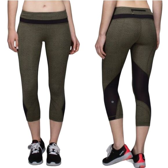 lululemon athletica Pants - Lululemon Run: Inspire Crop II Full-On Luxtreme leggings size 8